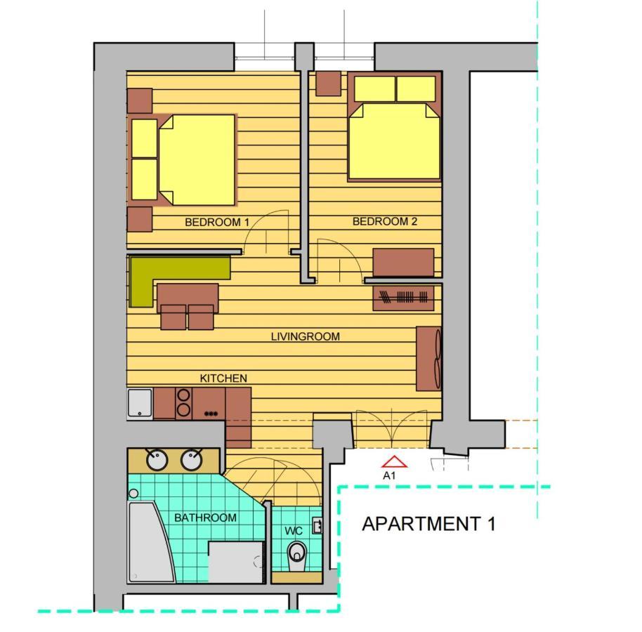 Kurkowa Apartments クラクフ エクステリア 写真